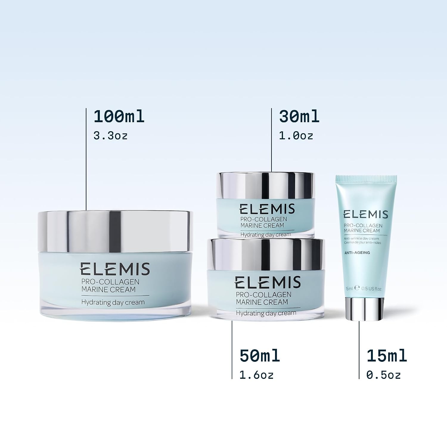 image:imageELEMIS ProCollagen Marine Cream Lightweight AntiWrinkle Daily Facial Moisturizer16 Fl Oz Pack of 1