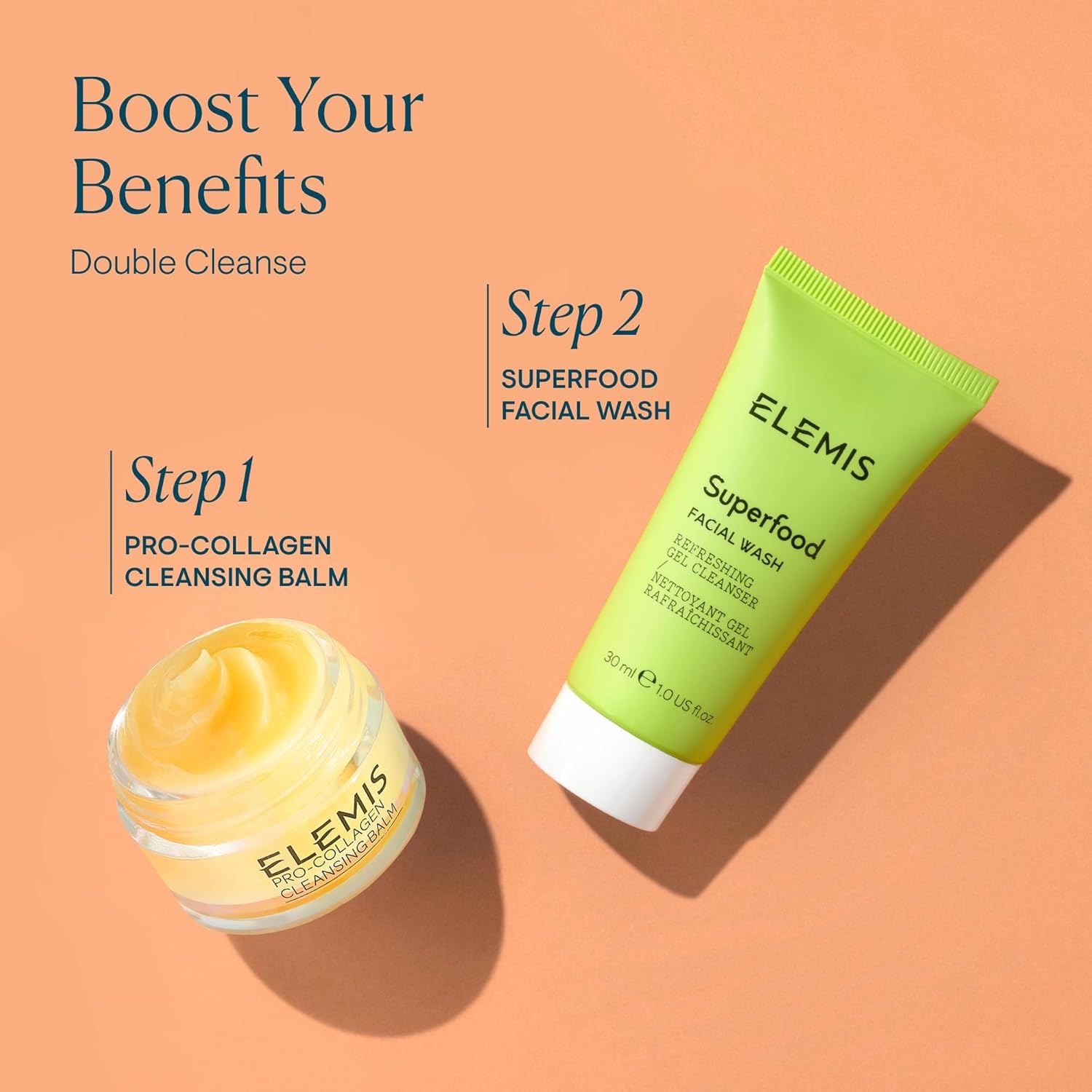 image:imageELEMIS Superfood Facial Wash Revitalizing Daily Prebiotic Gel Wash Gently Cleanses Nourishes and Balances Skin for a Fresh Glowing Complexion1 Fl Oz Pack of 1