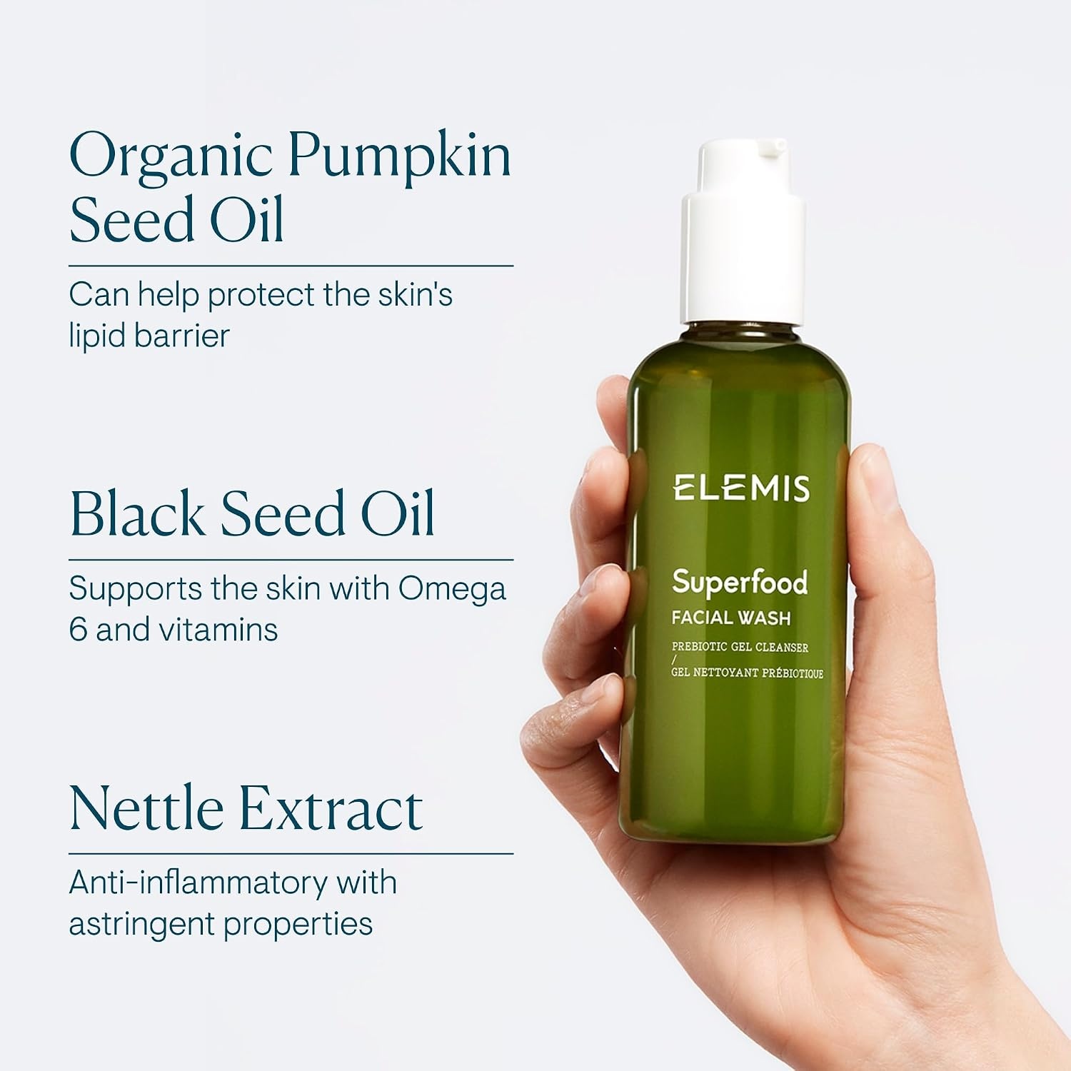 image:imageELEMIS Superfood Facial Wash Revitalizing Daily Prebiotic Gel Wash Gently Cleanses Nourishes and Balances Skin for a Fresh Glowing Complexion67 Fl Oz Pack of 2