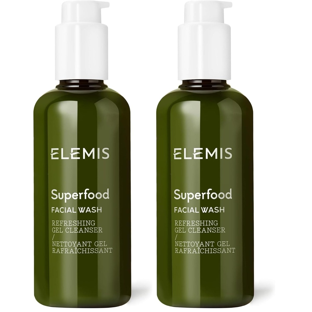 image:imageELEMIS Superfood Facial Wash  Revitalizing Daily Prebiotic Gel Wash Gently Cleanses Nourishes and Balances Skin for a Fresh Glowing Complexion67 Fl Oz Pack of 2
