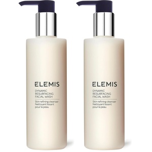 ELEMIS Dynamic Resurfacing Facial Wash, Anti-Aging Exfoliating Face Wash and Enzyme Gel Cleanser for All Skin Types(6.8 Fl Oz (Pack of 2))