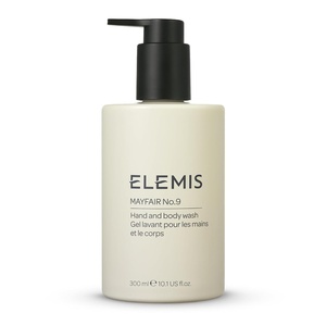 ELEMIS Mayfair No.9 Hand & Body Wash, Cleanses, Hydrates, and Refreshes, 95% Biodegradable, PEG- and SLS-Free, Refillable + Recyclable Bottle, 300ml(1 Fl Oz (Pack of 1))