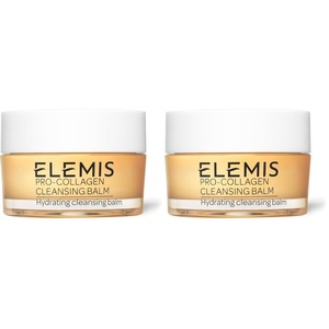 ELEMIS Pro-Collagen Cleansing Balm Makeup Remover, Hydrating Facial Cleanser, Oil Cleanser, Oil Makeup Remover, Deep Cleanse, 20g, Original New(20g (Pack of 2))
