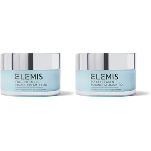 ELEMIS Pro-Collagen Marine Cream SPF 30, Lightweight Anti-Wrinkle Daily Facial Moisturizer(1.69 Fl Oz (Pack of 2))