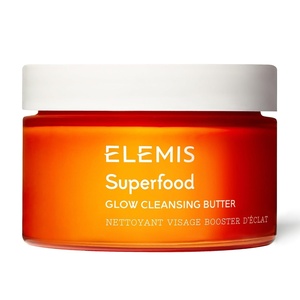 ELEMIS Superfood AHA Glow Cleansing Butter, Daily Facial Cleanser/Mask Removes Makeup, Cleanses & Helps to Brighten, Nourish, and Hydrate Skin(3 Fl Oz (Pack of 1))
