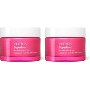 ELEMIS Superfood Midnight Facial, Moisturizer Face Cream, Hydrating Face Moisturizer for Dry Skin, Overnight Facial Cream with Camu Camu(1.69 Fl Oz (Pack of 2))